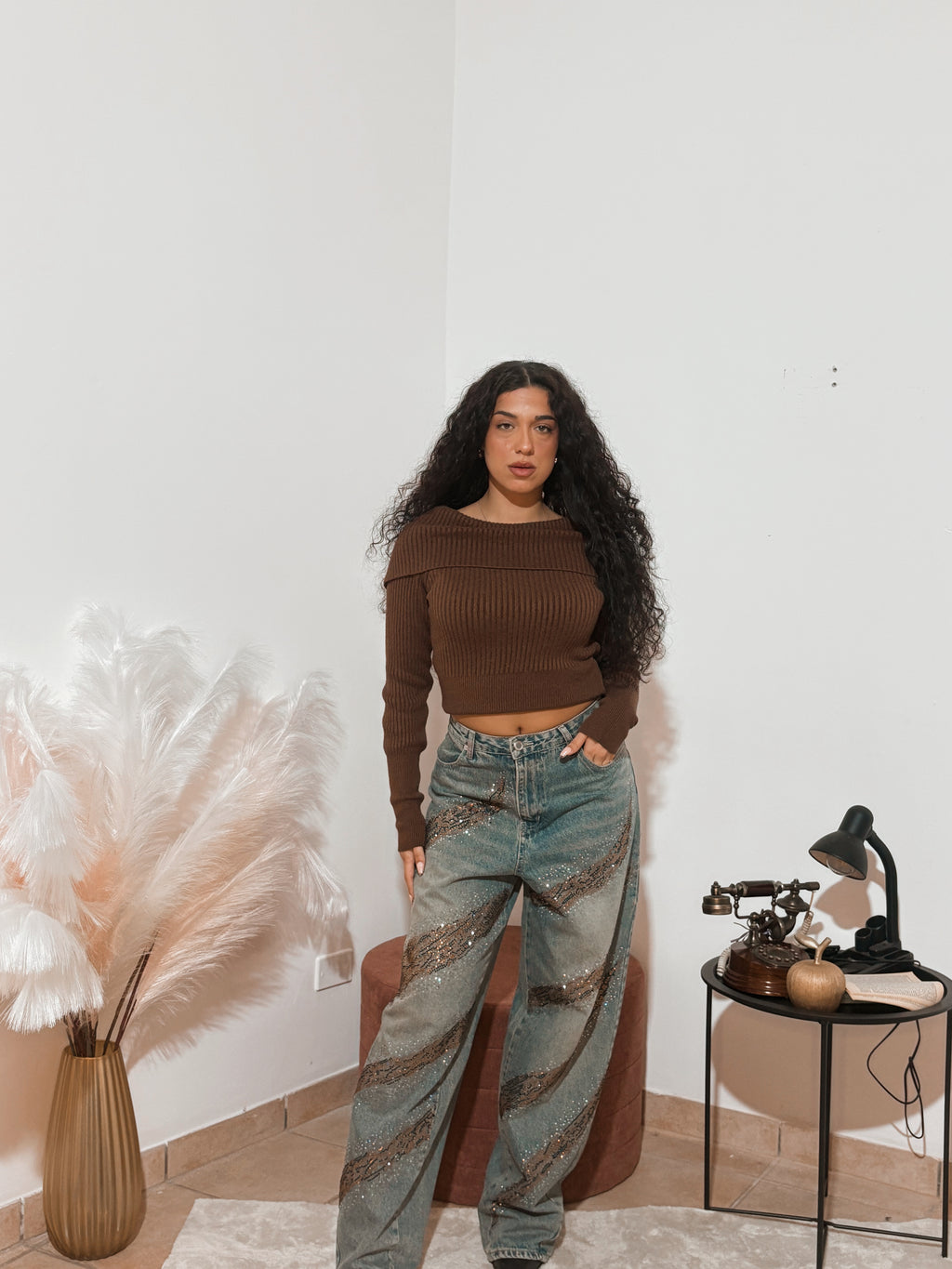 Jeans baloon glitter