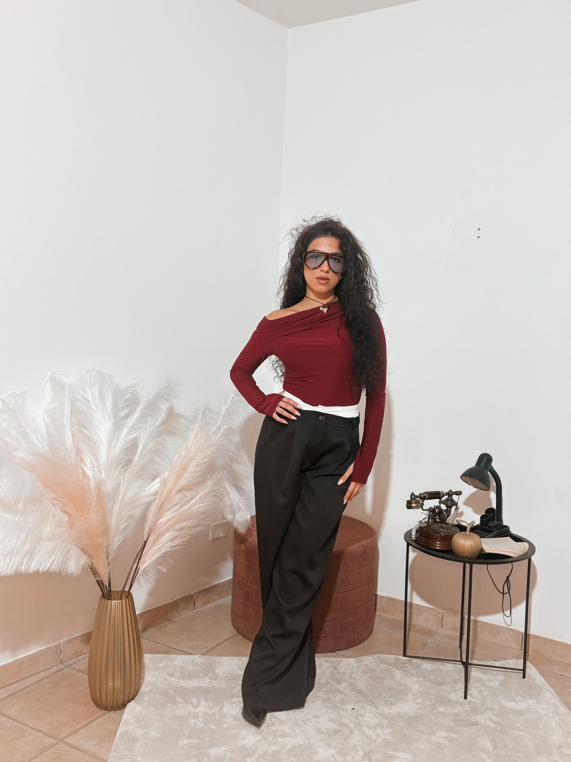 Body con spalla scoperta