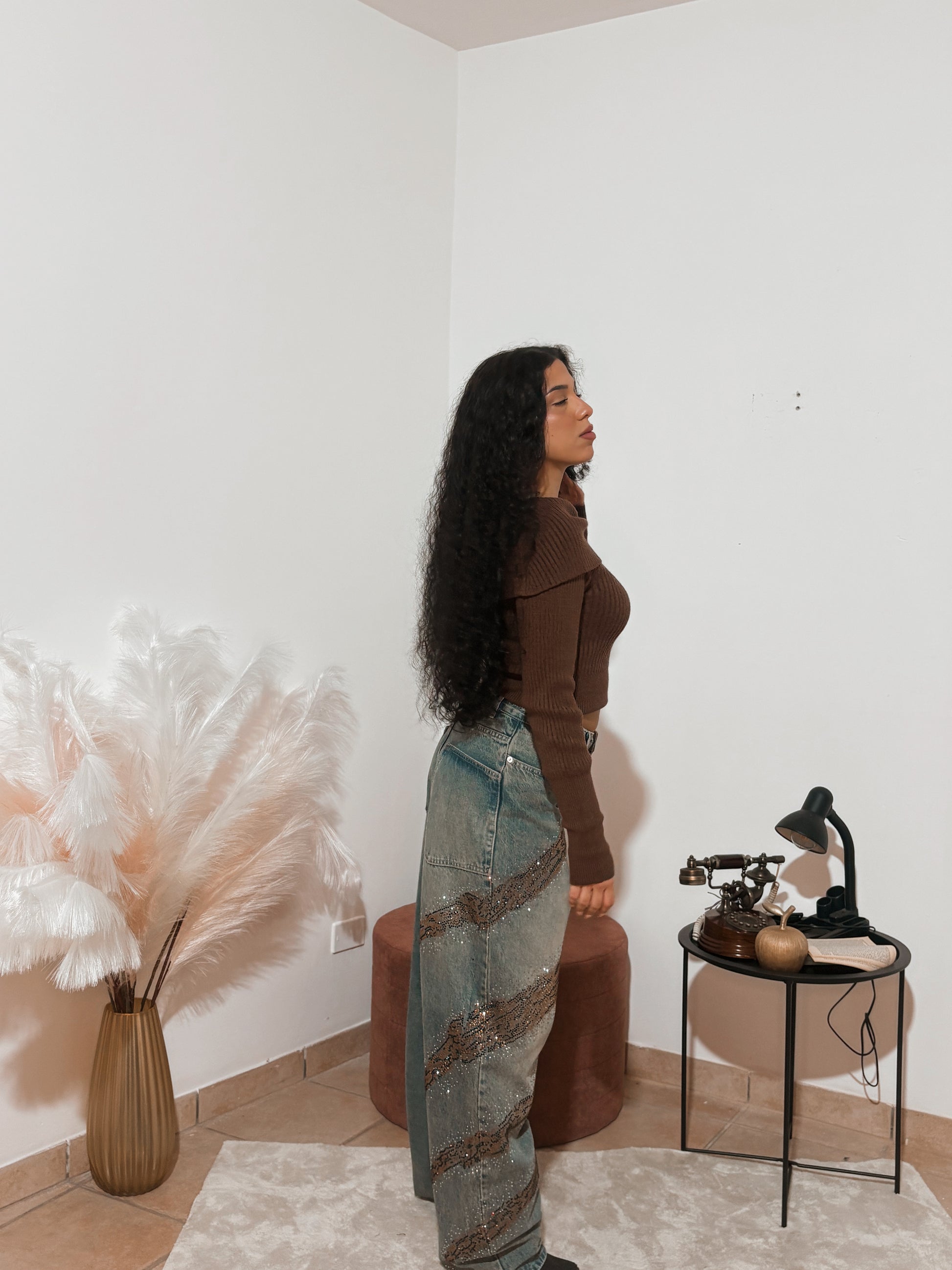 Jeans baloon glitter