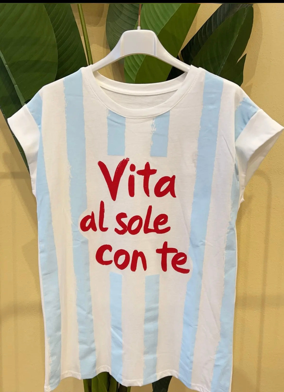 Maglia basic vita al sole con te